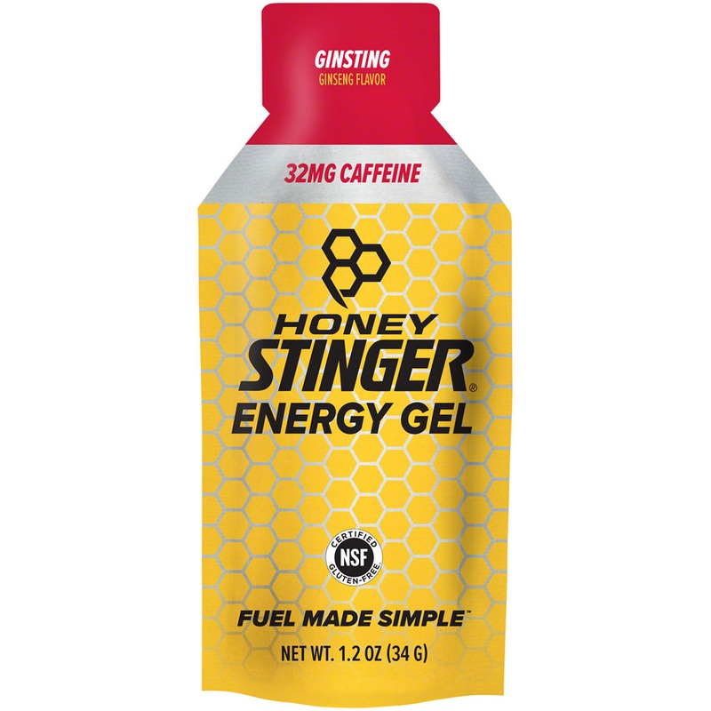 HONEY STINGER ENERGY GEL: GINSTING, BOX OF 24
