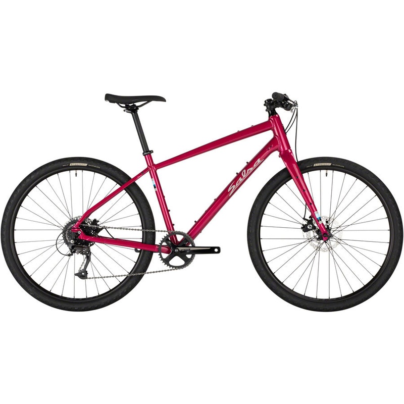 Salsa Journeyer Flat Bar Acolyte 650 Bike - 650b Aluminum Red X-Large