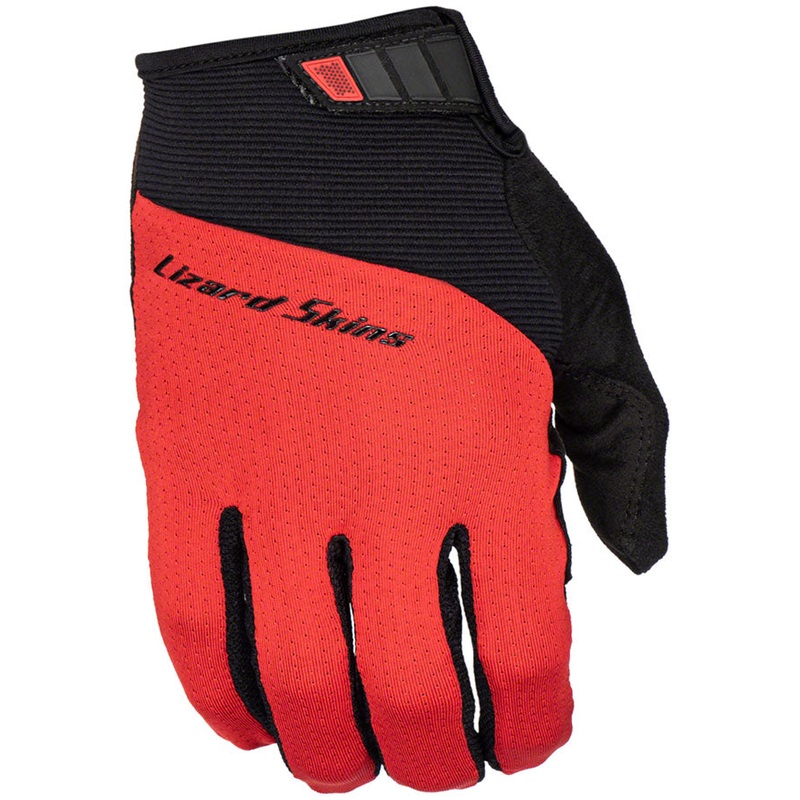 Lizard Skins Monitor Traverse Full Finger Gloves Crimson Red L Pair