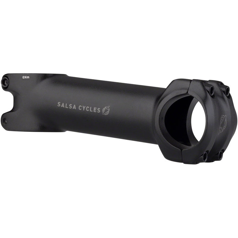 Salsa Guide Stem - 110mm 31.8 Clamp +/-6 1 1/8" Aluminum Black