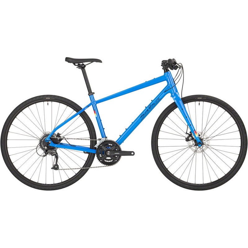 Salsa Journeyer Flat Bar Altus 700 Bike - 700c Aluminum Blue LG