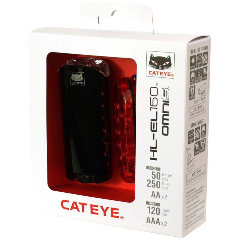 CatEye HL-EL160/Omni 5 Headlight/Taillight Set