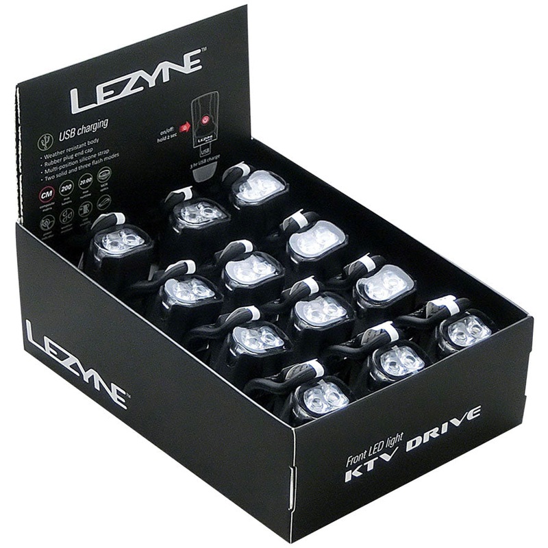 Lezyne LED KTV Headlight - Box 12 Black
