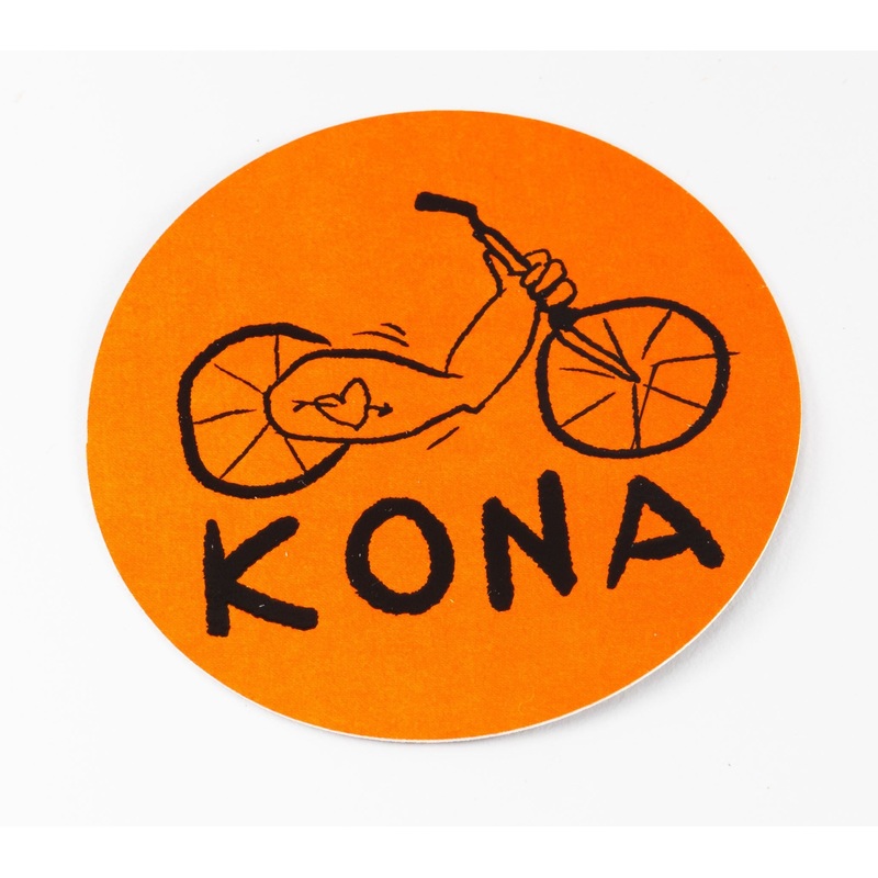 Kona Bike Muscle Sticker