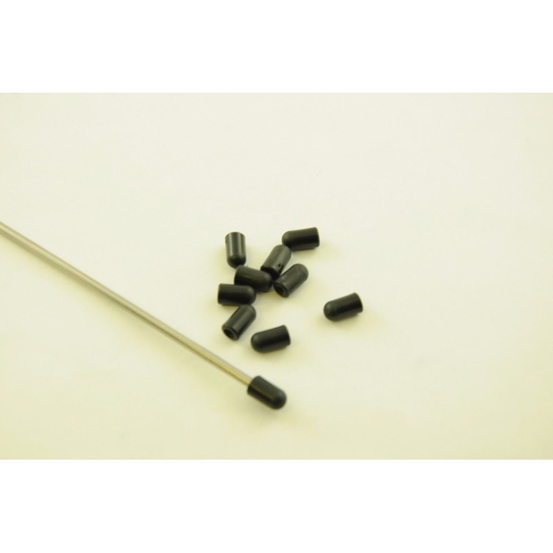 10 Bike Mudguard Stay Rubber End Protective Caps 3mm Bluemel Single Stay Type