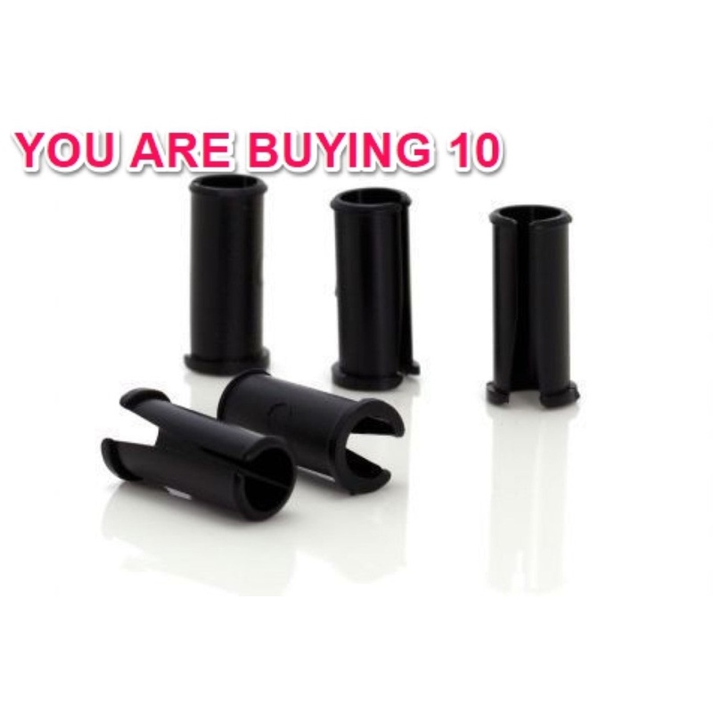 10x MTB OUTER COVER CLIPS CABLE HOUSING GUIDES FOR FIXING BRAKE WIRES IN FRAME LUGS