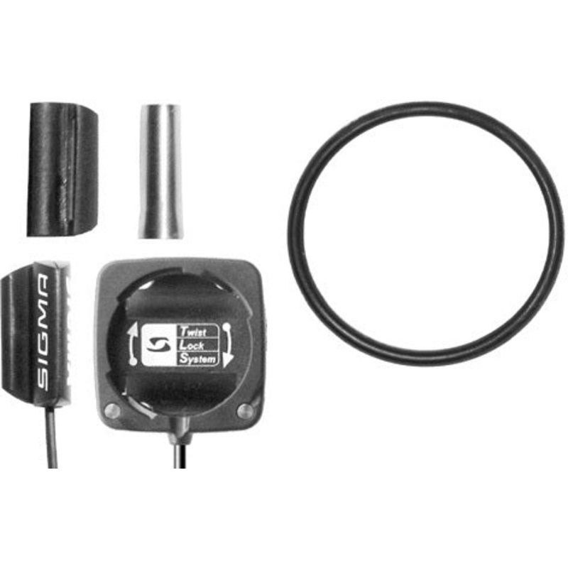 SIGMA CYCLE COMPUTER FRONT WHEEL BIKE 1 BC1606L TWIST LOCK FULL SENSOR KIT 00399