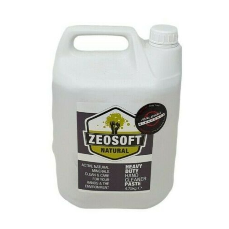ZEOSOFT 100% NATURAL HEAVY DUTY HAND CLEANING, 4.75KG JERRY CAN + PUMP