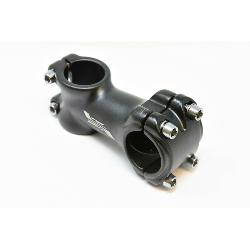 1 1/8 Ahead MTB Road Handlebar Stem 75mm Short Reach 31.8mm Black +/- 7 degree