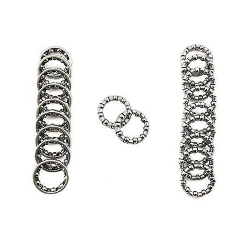 10 PAIRS 7-32" 10 BALL BEARINGS CAGE 30mm JOB LOT WHOLESALE PACK