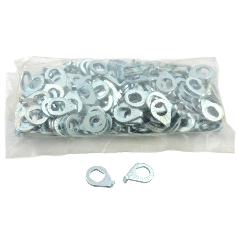 100 PAIRS (200) BIKE TAG FRONT AXLE WASHERS FOR 3-8" BIKE SPINDLES WHOLESALE LOT