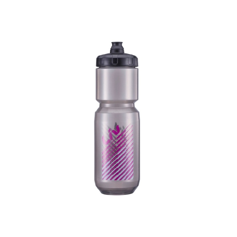 Giant Bottle Pourfast Double Spring 750ml Liv Transparent Black/pink