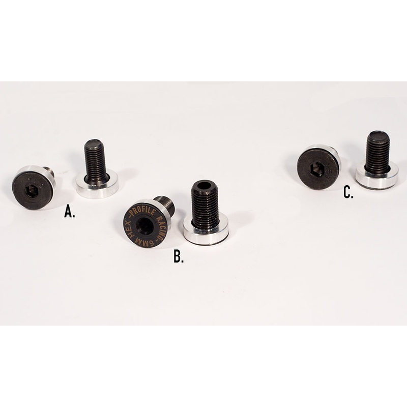 Profile Racing Chromoly Flush Mount Crank Bolts