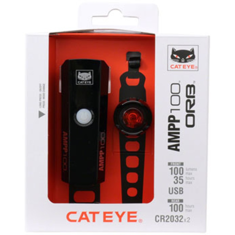 CatEye AMPP100 ORB Headlight/Taillight Set