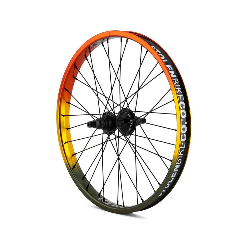 20" RAMPAGE REAR FREECOASTER WHEELS RASTA