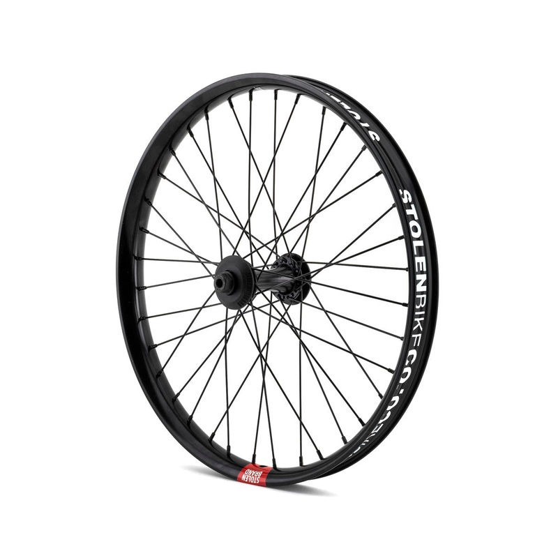 20" RAMPAGE PRO STREET FRONT FEMALE AXLE WHEEL, BLACK