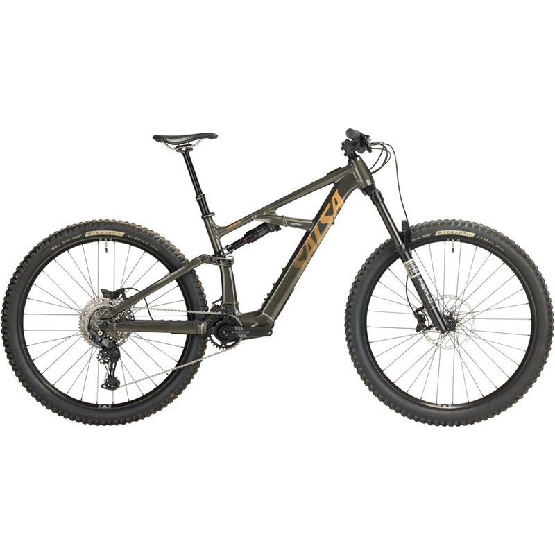 Salsa Moraine Cues 10 Ebike - 29" Aluminum Coffee Black X-Large
