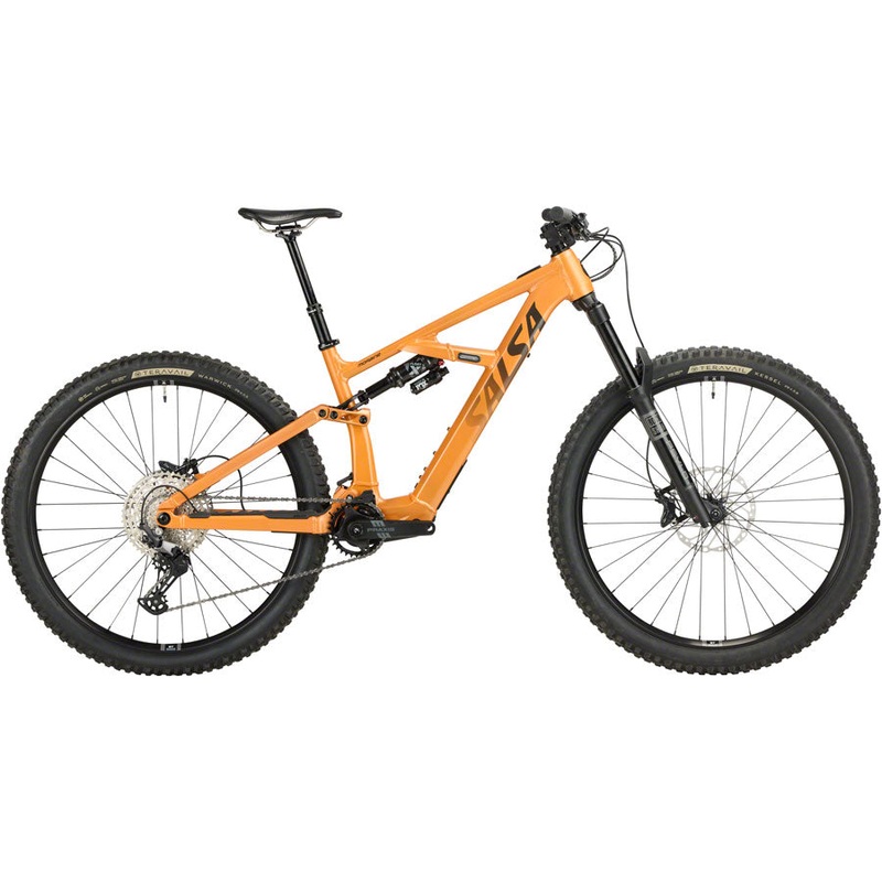 Salsa Moraine Deore 12 Ebike - 29" Aluminum Terracotta Orange Large