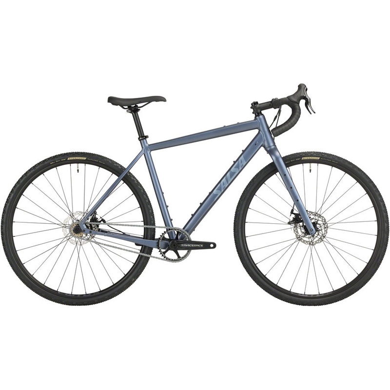 Salsa Stormchaser Single Speed Bike - 700c Aluminum Charcoal Blue 56cm