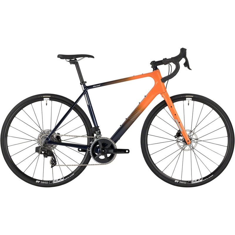 Salsa Warroad C Rival AXS Bike - 700c Carbon Orange / Purple Fade 57.5cm