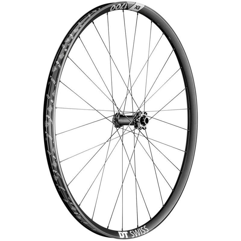 DT Swiss EX 1700 SPLINE Front Wheel - 27.5", 15 x 110mm Boost, 6-Bolt, Black