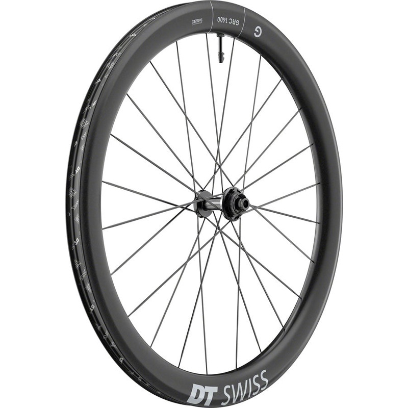 DT Swiss GRC 1400 DICUT 50 Front Wheel - 700c 12 x 100mm Center-Lock Black